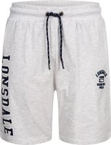 Lonsdale Shorts Knutton Shorts normale Passform Marl Grey Light-S