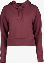 Osaga cropped dames hoodie rood - Maat M