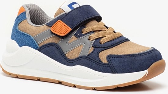 Blue Box jongens sneakers met blauw/oranje details - Maat 34