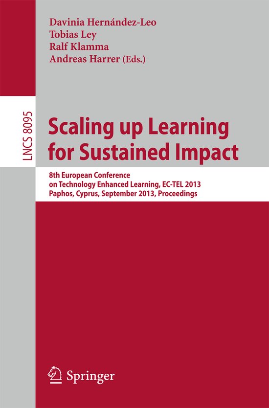 Scaling Up Learning for Sustained Impact - cover
