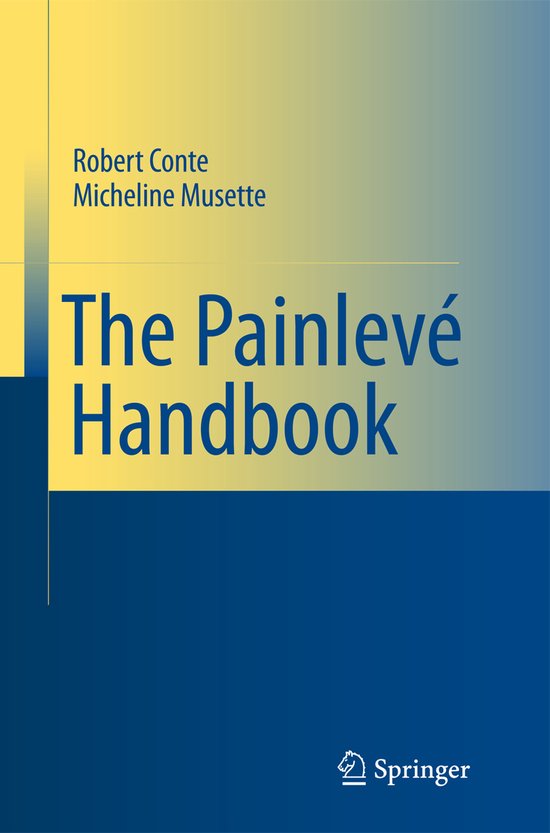 The Painlevé Handbook - cover
