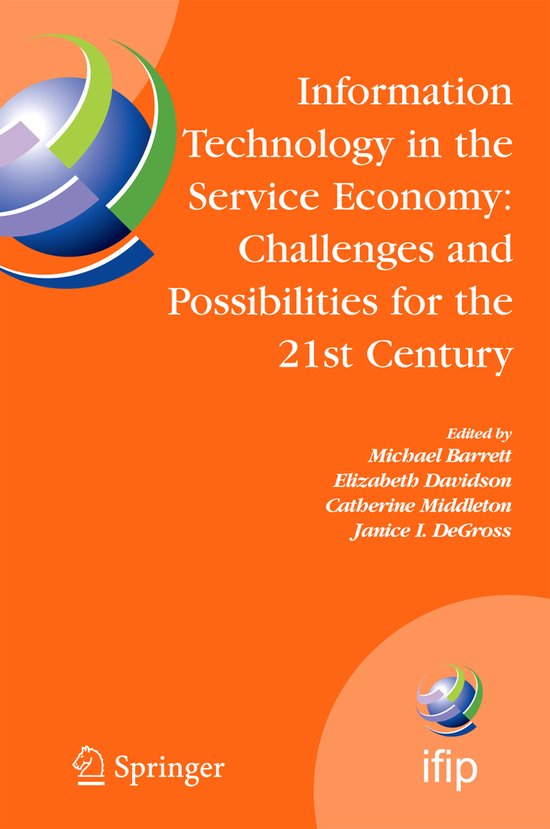 Information Technology In The Service Ec - cover