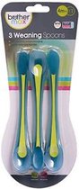 Brother max 3 weaning spoons/lepels Blauw