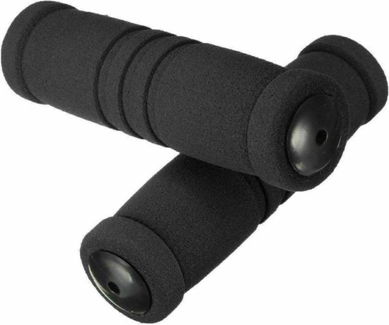 Go Go Gadget - Zachte Handvatten voor Universele Fietsen - Extra Grip - Handig te Monteren - Anti-slip - Soft & Zwart (SZ)