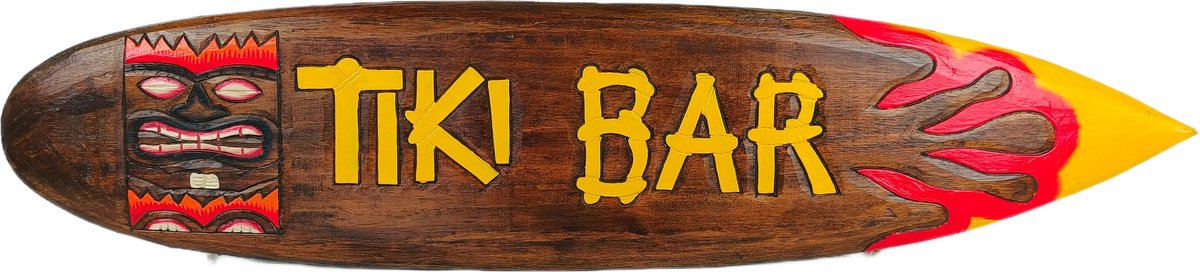 Tiki bar barbord flame 100 cm
