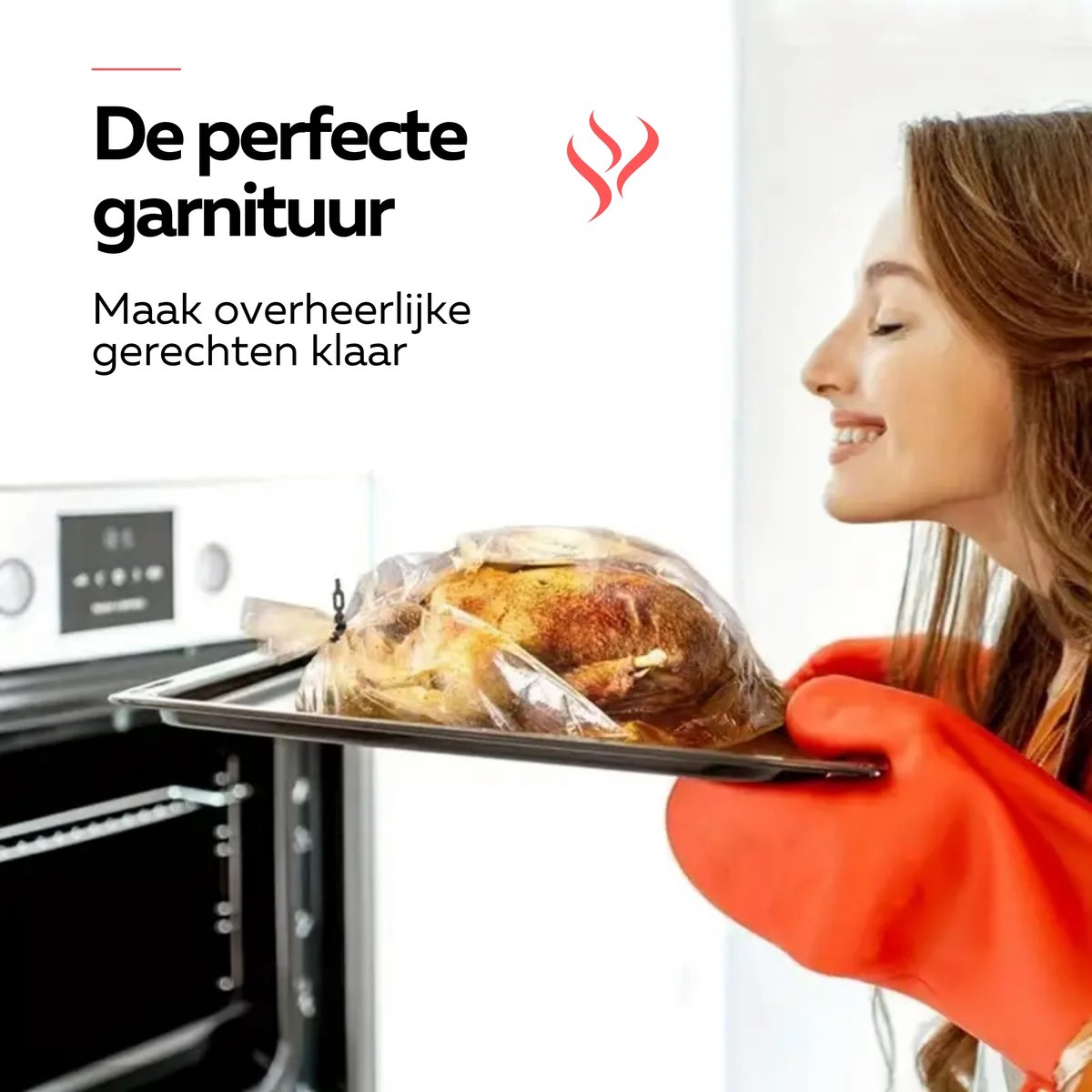 YUGN 50 Braadzakken met Bakkwast - Voor in de Oven