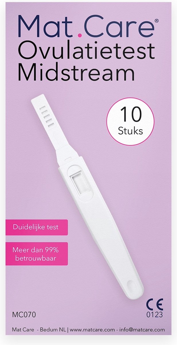 Goedkoopste Mat Care Ovulatietest midstream 10 stuks