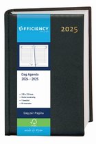 Ryam - Dag agenda - 2025 - Zwart - Ryam Efficiency - A5 (13,5 x 21cm)