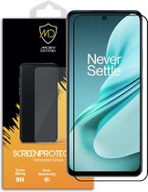 OnePlus Nord N30 SE Screenprotector - MobyDefend Screensaver Met Zwarte Randen - Gehard Glas - Glasplaatje Geschikt Voor OnePlus Nord N30 SE