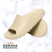 Slippers | Slides Badslippers | Dames/Heren | Beige | Maat 40/41