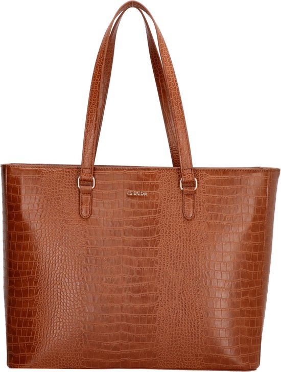 Charm London Midwood Shopper 15,6 inch (34.5x19.4 cm) - Cognac