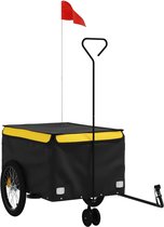 vidaXL-Fietstrailer-45-kg-ijzer-zwart-en-geel