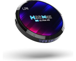 Lipa H96 Max RK3528 Android Tv Box 4-64 GB Android 13 - Mediaplayer voor tv - media streamer - Tv box Android - Mediaplayer Met Kodi, Netflix en Playstore- 4K - Apps via Playstore en internet - Wifi en ethernet - Dolby geluid - Bluetooth
