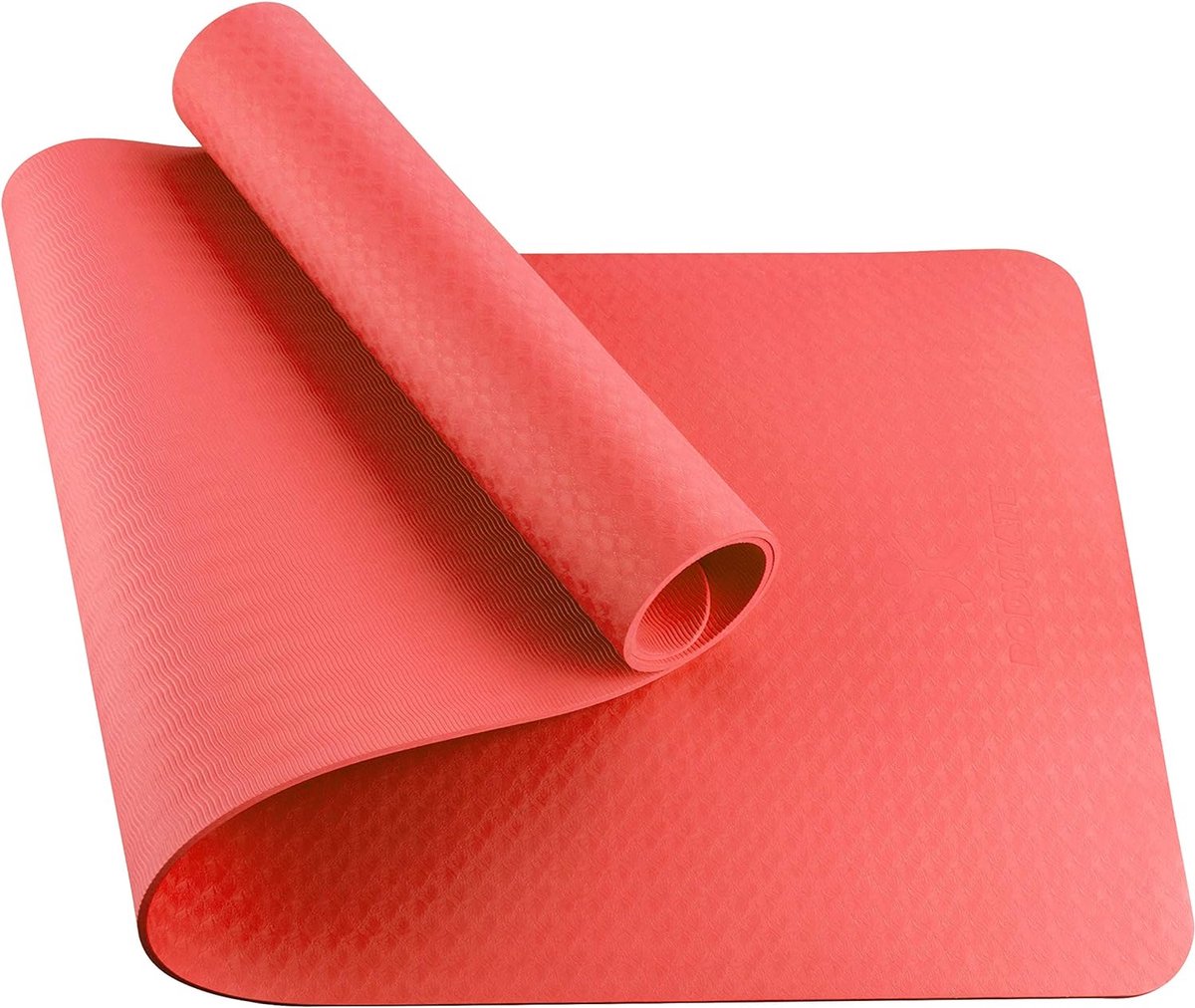 6 mm yogamat, getest op schadelijke stoffen, vrij van ftalaten, BPA en zware metalen, functionele trainingsmat voor fitness, yoga en pilates, 183 x 61 cm