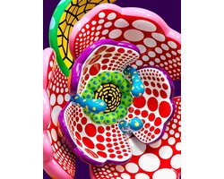 Omslag van Yayoi Kusama: I Spend Each Day Embracing Flowers