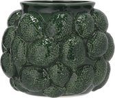 Citroenen Vaas - Vaas Lemon - Decoratie - Living - Vaas - Pot - Voor Bloemen/Droogbloemen/Real touch tulips/Planten - Voorjaar - Zomer - Keramiek - 21 x 17 cm
