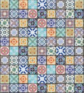 Fotobehang - Vintage Tiles 225x250cm - Vliesbehang