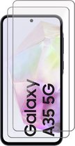 Screenprotector geschikt voor Samsung Galaxy A35 - 2x Glas Screen Protector