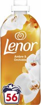 8x Lenor Wasverzachter Amber & Orchidee 56 Wasbeurten 1176 ml