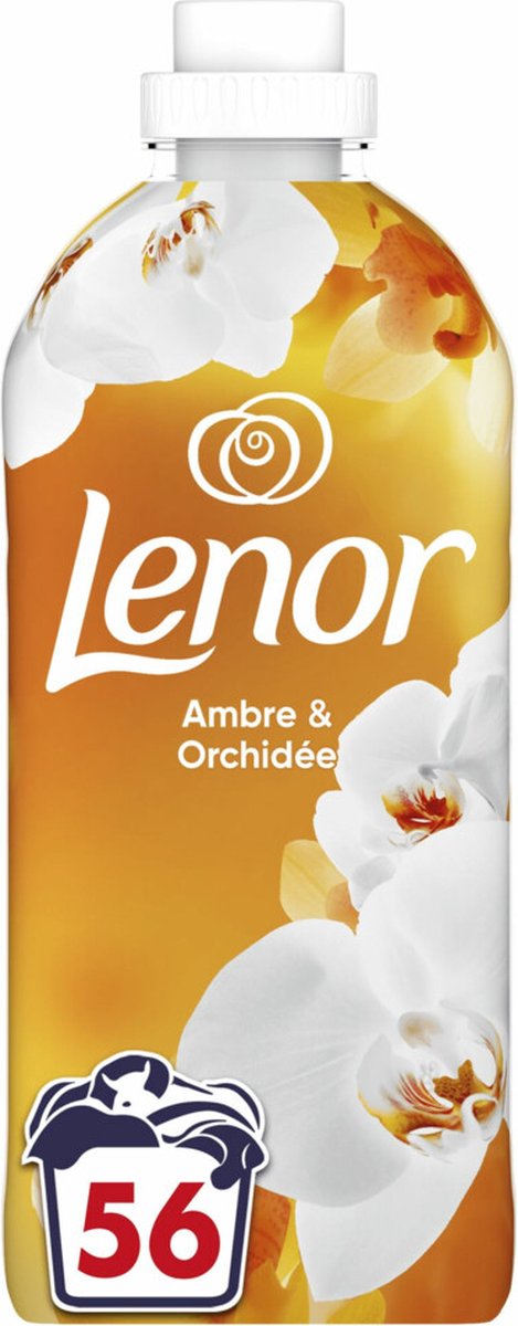 Goedkoopste Lenor Wasverzachter Amber & Orchidee 56 Wasbeurten 1176 ml