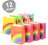 12 x Uitdeeltasjes Regenboog | Mix kleuren