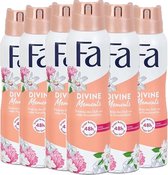 Fa Divine Moments Deodorant Spray - Voordeelverpakking 6 x 150 ml