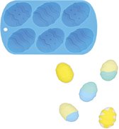 moule en silicone demi-œufs de Pâques - speelgoed - Pâques - pâtisserie - moule à pâtisserie - passe-temps - bricolage enfants adultes - forme - œuf de Pâques - décoration de Pâques