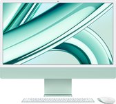 Apple iMac 24-inch (2023) - M3 8‑core CPU chip - 8‑core GPU - 256GB SSD - Groen - QWERTY