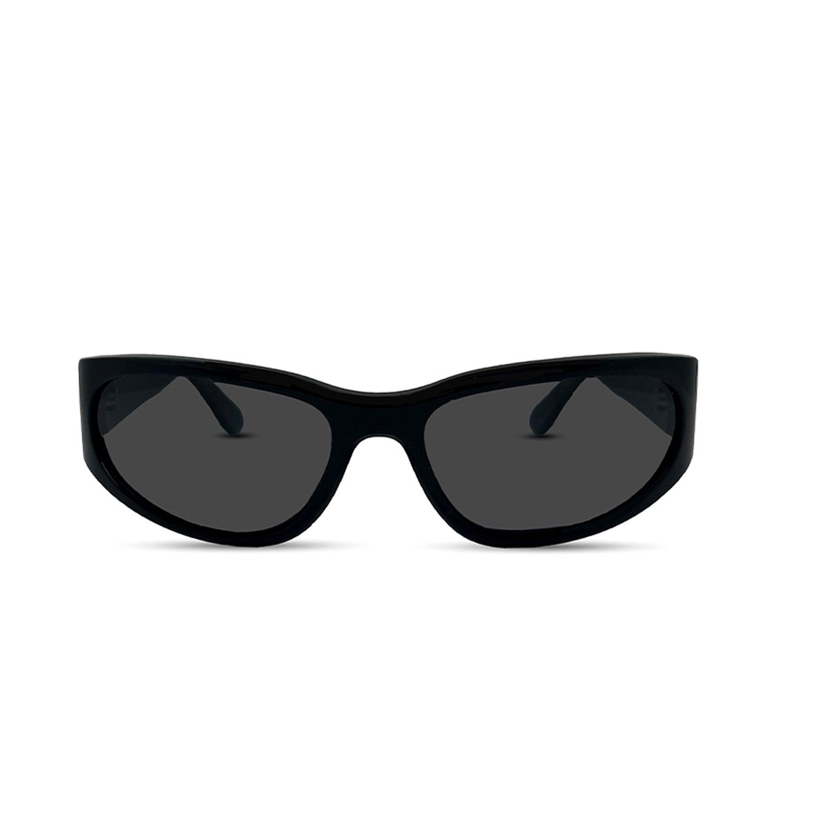 PB Sunglasses - Athletic Black. - Zonnebril heren en dames - Gepolariseerd - Zwart design - Stevig 100% acetaat frame