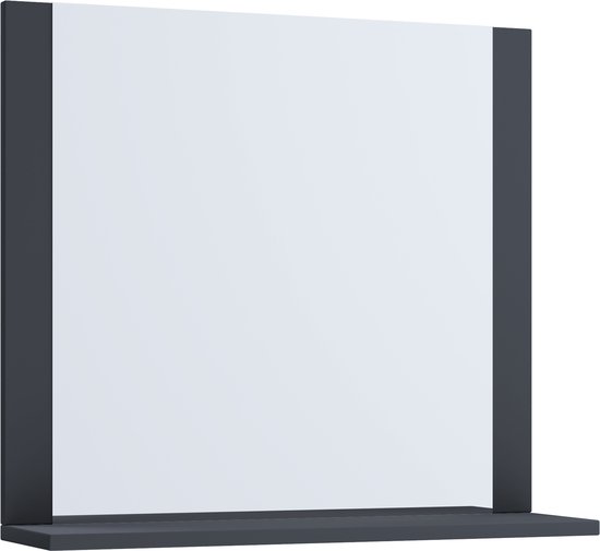 Wandplank 30×9 cm Zwart Roestvrij Staal – Zwevende Plank