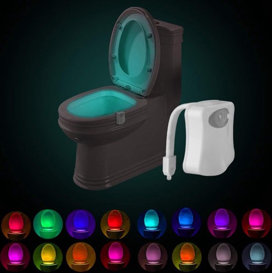 Lampe de cuvette de toilette - Lampe de siège de nuit à LED pour un  éclairage coloré des toilettes ​avec détecteur de mouvement