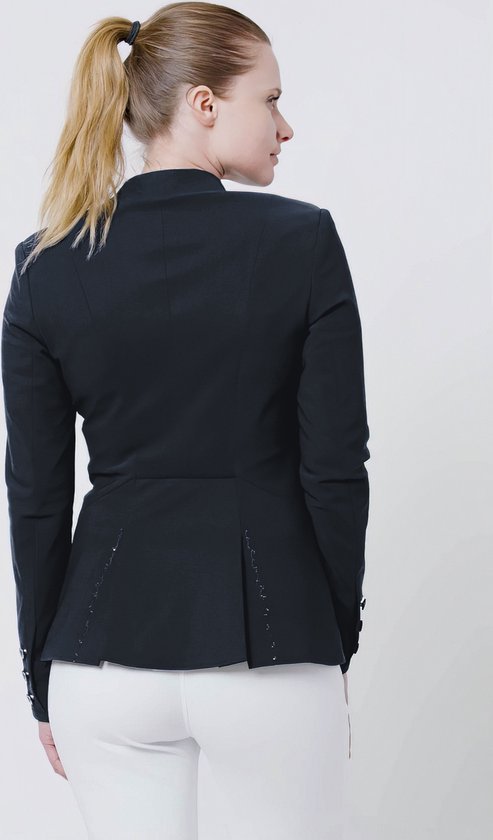 Veste Samshield Louisa Crystal Leaf pour femme M Bleu marine Champagne