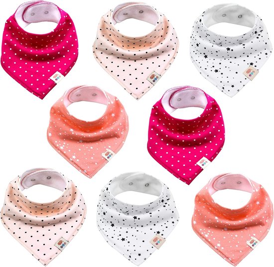Fashionchimp Bandana van 100% katoen, premium kwaliteit, Nicki-halsdoek voor dames en heren, 50x50cm, One size
