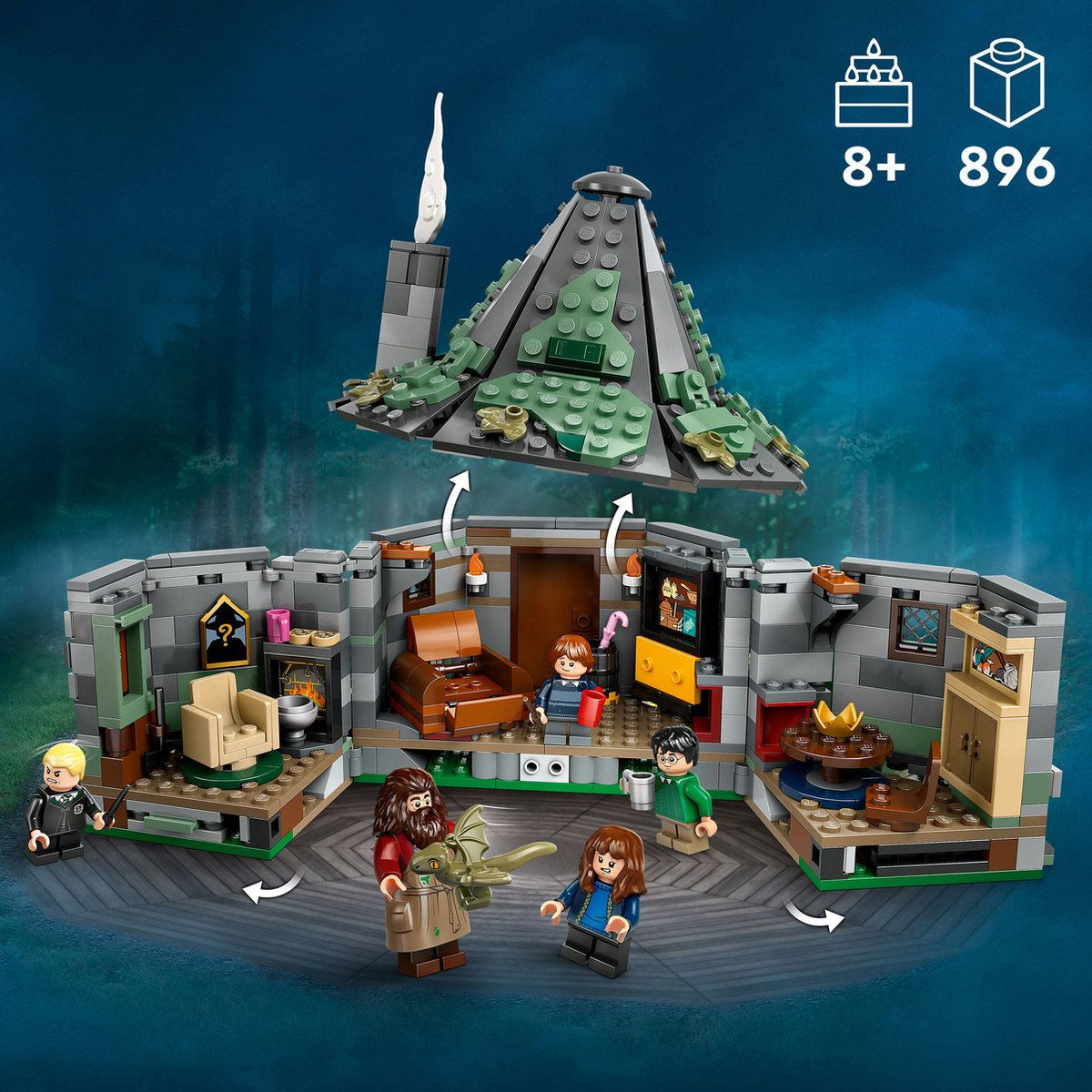 LEGO Harry Potter Hagrids huisje: onverwacht bezoek - 76428 — afbeelding 2