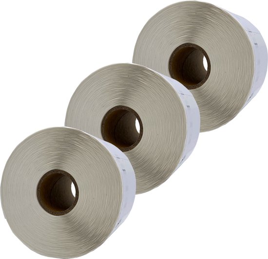 DULA Etikettenrolle Gold 36x89mm - 260 Etiketten Kompatibel Mit Dymo 99012