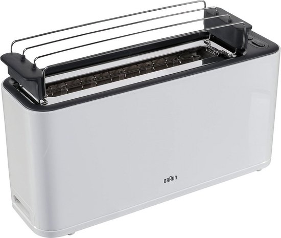 Productinformatie - Braun HT 3110WH PurEase - Braun PurEase HT 3110 WH - Broodrooster - Wit