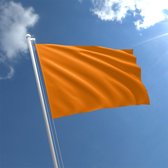 VlagDirect - Oranje vlag - 90 x 150 cm.