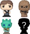 Han Solo, Chewbacca, Greedo