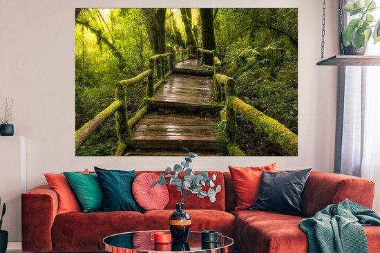 Poster Mooi regenwoud en jungle - 180x120 cm XXL