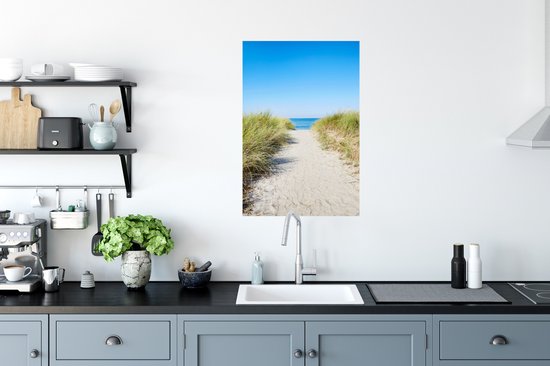 Affiche Plage - Chemin - Été - 40x60 cm