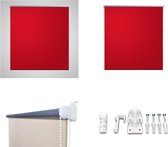 vidaXL Rolgordijn verduisterend 80 x 230 cm rood - Vitrage - Vitrages - Rolgordijn - Rolgordijnen