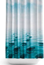 Casabueno Zen - Douchegordijn 240x200 cm - Extra Breed - Waterdicht - Sneldrogend - Anti Schimmel - Wasbaar