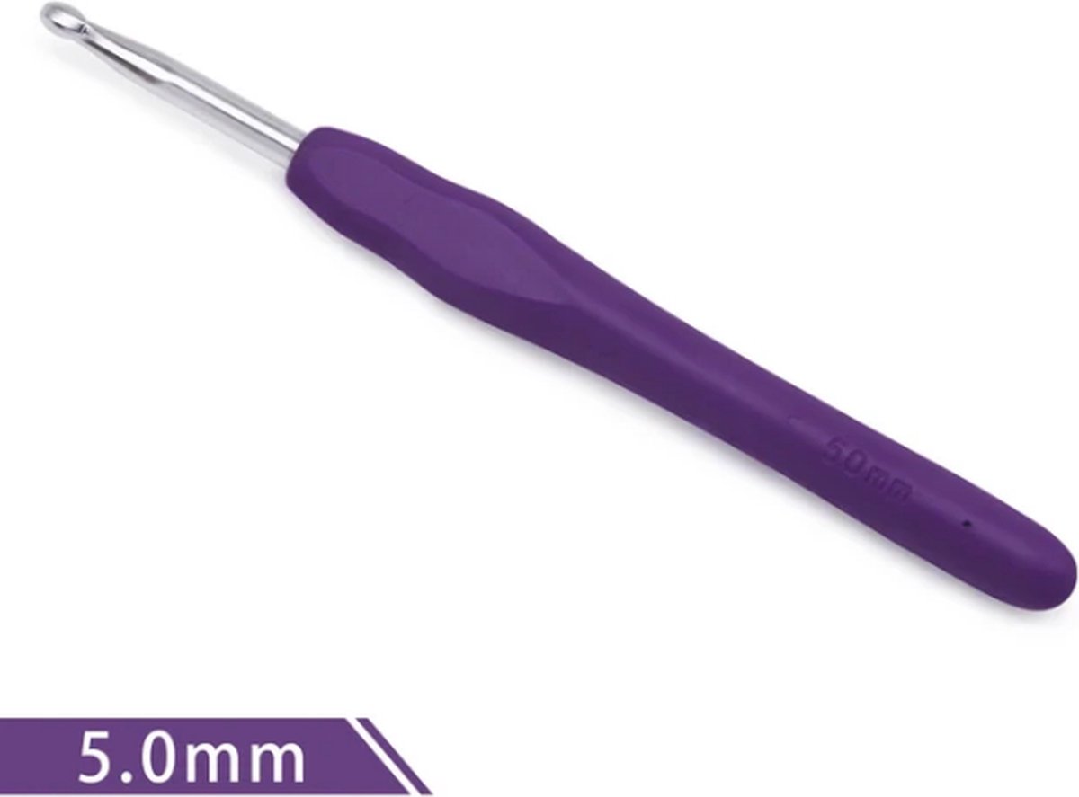 Haak Je Suf Ergonomische haaknaald 5mm