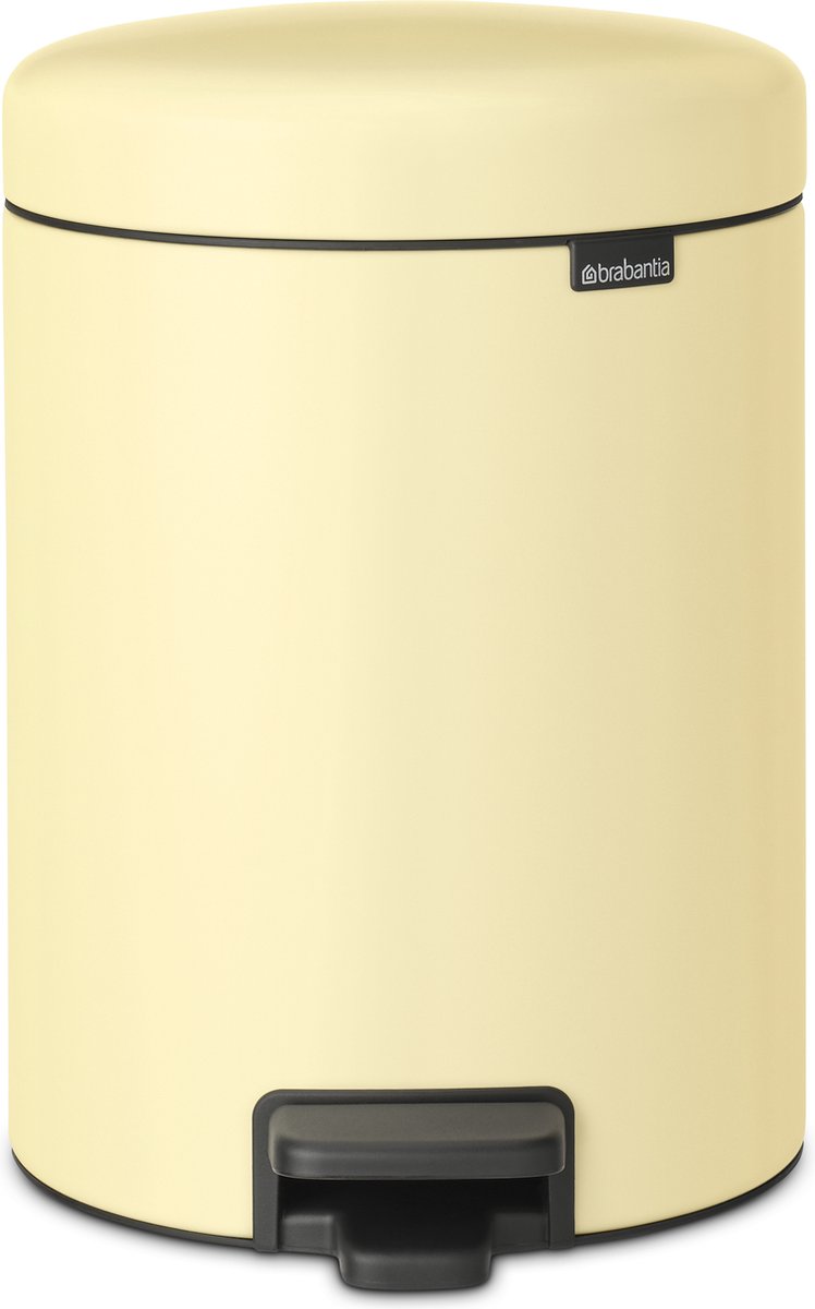 Goedkoopste Brabantia NewIcon Prullenbak - 5 liter - Mellow Yellow