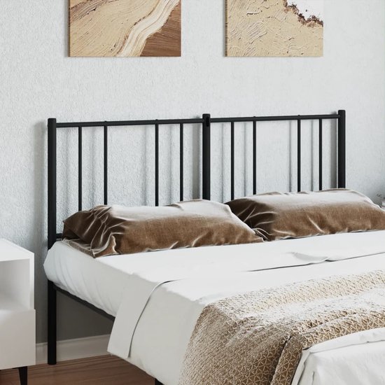 Modern bed met verticaal gestreept hoofdeinde, doorgestikt met kunstleer Bazen-Kleur Wit-Slapen