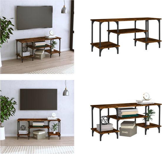 VidaXL Tv-meubel 102x35x45 cm bewerkt hout wit