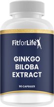 Fit for Life Ginkgo Biloba extract - Geschikt voor vegetariërs en veganisten - 90 capsules