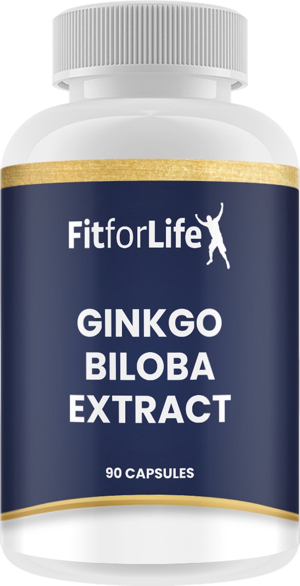 Goedkoopste Fit for Life Ginkgo Biloba extract - Geschikt voor vegetariërs en veganisten - 90 capsules