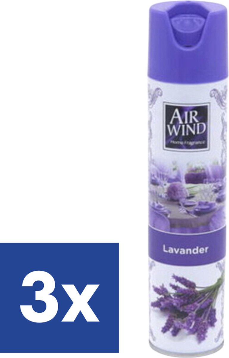 Airwind Luchtverfrisser Spray Lavendel - 3 x 300 ml