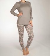 Ringella Pyjama lange broek - 907 Grey - maat 44 (44) - Dames Volwassenen - Katoen/Modal/Tencel- 3511233-907-44